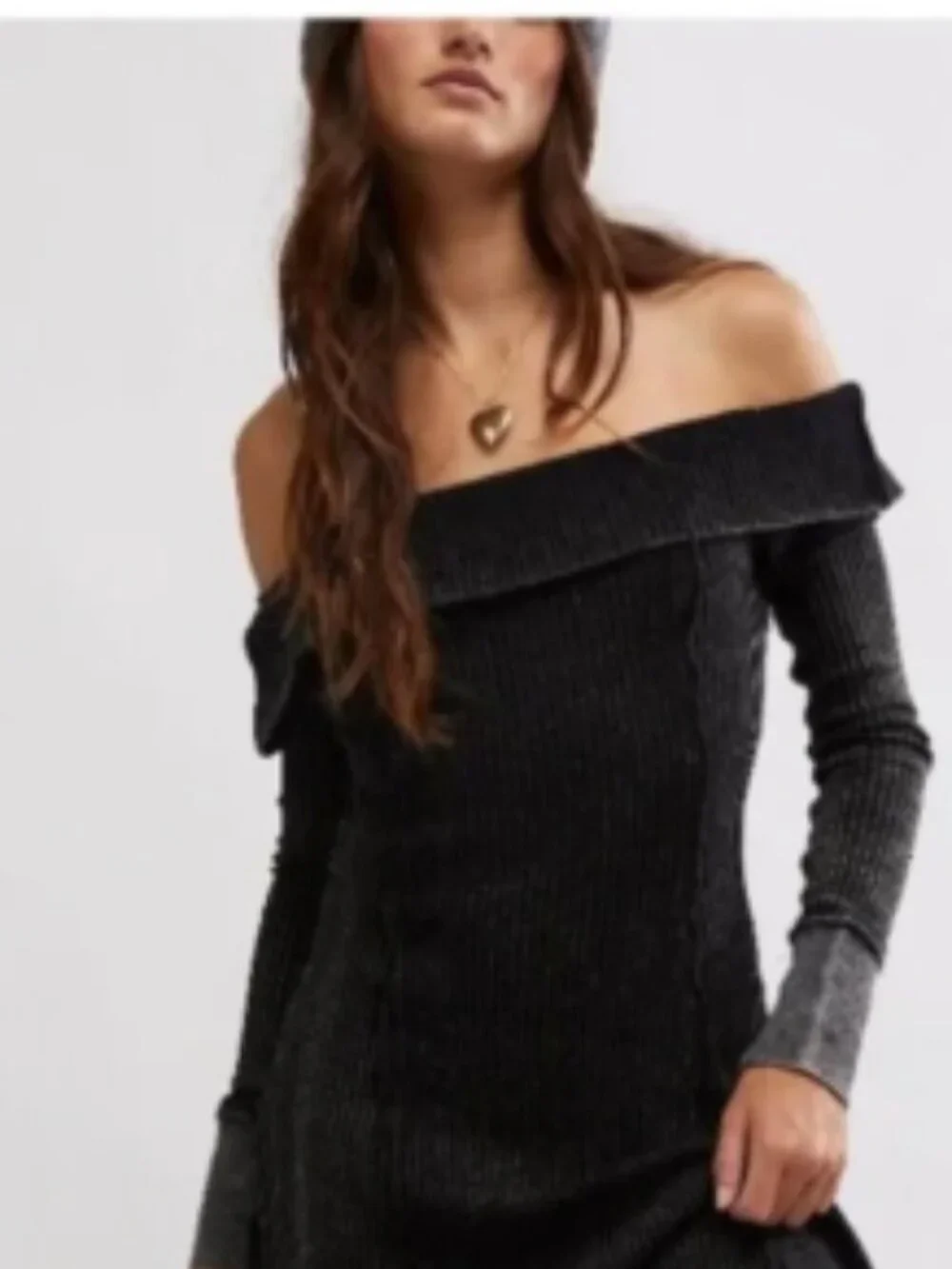 NEW Free People Monty COTTON Thermal Midi Dress  $148 RETAIL   268 3T4